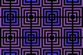 Purple squares pattern with black perpendicular lines Royalty Free Stock Photo