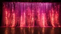 pink Curtain, glitter Tinsel Curtains, Fringe for Wedding Decoration, Birthday Party, Christmas Decoration, New Year\'s Eve Royalty Free Stock Photo