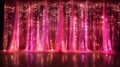 pink Curtain, glitter Tinsel Curtains, Fringe for Wedding Decoration, Birthday Party, Christmas Decoration, New Year\'s Eve Royalty Free Stock Photo