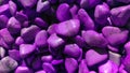 Purple Stones Background