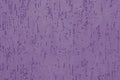 Purple stucco with embossed backdrop on concrete wall. Abstract violet pattern on the ribbed wall. Painted violaceous textured sur