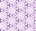 Purple summer seamless pattern. Hand drawn waterco