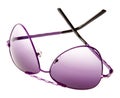 Purple Sunglasses Royalty Free Stock Photo