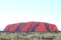 Purple sunset colors of Uluru Ayers Rock, Australia