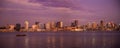 Luanda Bay Skyline Panorama, Purple Sunset, Angola Cityscape, Africa