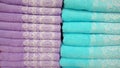 Purple and Teal Towels