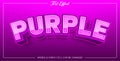 purple editable text effect style Royalty Free Stock Photo