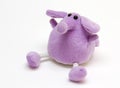 Purple Toy Elephant Royalty Free Stock Photo