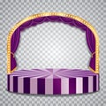Purple transparent elipse