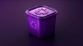 Purple trash folder icon