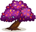 Purple tree Royalty Free Stock Photo