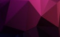 Purple triangle polygonal geometric design