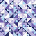 Purple triangles background, pattern, abstract geometric pattern. Royalty Free Stock Photo