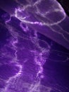 Purple tulle curtain Royalty Free Stock Photo