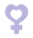 purple venus symbol