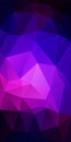 Purple vertical vector background. Abstract illustration with triangles grange Royalty Free Stock Photo