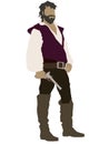 Purple Vested Pirate