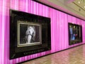 Purple Victorias Secret Store at a Shopping Mall