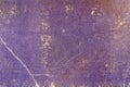 Purple vintage paper texture with cracks and fading. Abstract background Royalty Free Stock Photo