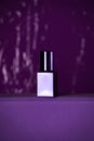 Purple violet chrome nail polish bottle Royalty Free Stock Photo