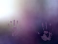 Purple violet grey white foggy abstract blurred background Royalty Free Stock Photo