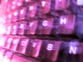 Purple / Violet Keyboard Blur Royalty Free Stock Photo