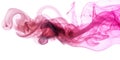 Purple Smoke Burst on White Background Royalty Free Stock Photo