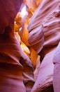 Purple Walls Lower Antelope Canyon, Page, Arizona Royalty Free Stock Photo