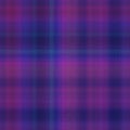 Purple warm checkered blanket Royalty Free Stock Photo