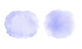 Purple watercolor pots. Abstract background, hand-painted texture. Abstract isolated colorful watercolor stain.Design covers and