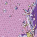 Purple Waterlily Flower Royalty Free Stock Photo