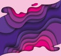 Purple waves background vector design Royalty Free Stock Photo