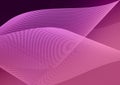 Purple wavy lines gradient texture background wallpaper design Royalty Free Stock Photo