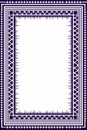 a purple and white border with an ornate pattern Royalty Free Stock Photo