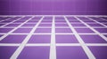 Purple And White 3d Interior With Vibrant Color-blocking And Calm Meditative Atmosphere