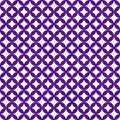 Purple and White Interconnected Circles Tiles Pattern Repeat Background