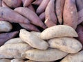 Purple and White Yams for sale