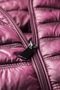 Purple winter jacket, waterproof and windproof material