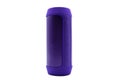 Purple Wireless or Bluetooth portable speaker for connecting to other device in white background or isolated Royalty Free Stock Photo