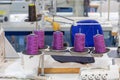 Purple Yarn Bobbins