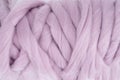 Purple yarn texture as background, wool threads Royalty Free Stock Photo