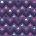 Colorful zigzag pattern seamless vector