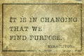 Purpose change Heraclitus