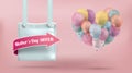 Purse Bag Pink Mothersday Offer Pastel Balloons