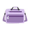 purse laptop bag cartoon vector illustration Royalty Free Stock Photo