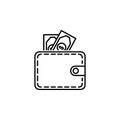 Purse money icon.Element of popular finance icon. Premium quality graphic design. Signs, symbols collection icon for websites, web