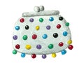 Purse with pearls Royalty Free Stock Photo