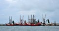 Purse seiner boats.