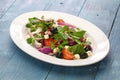 Greek salad with purslane