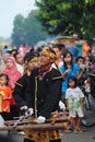 Kentongan, Traditional musical from Indonesia performance in the street when car free day.